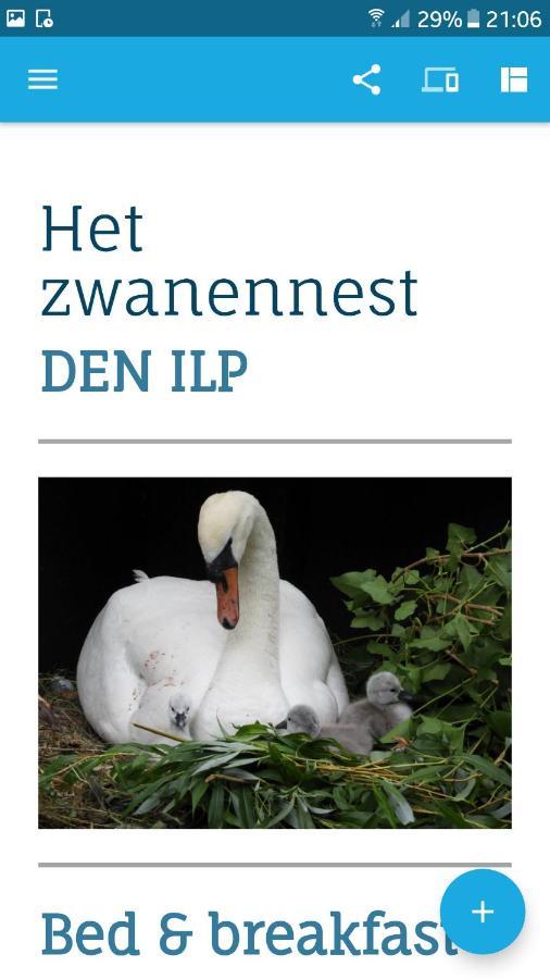 مبيت وإفطار Den Ilp Het Zwanennest المظهر الخارجي الصورة